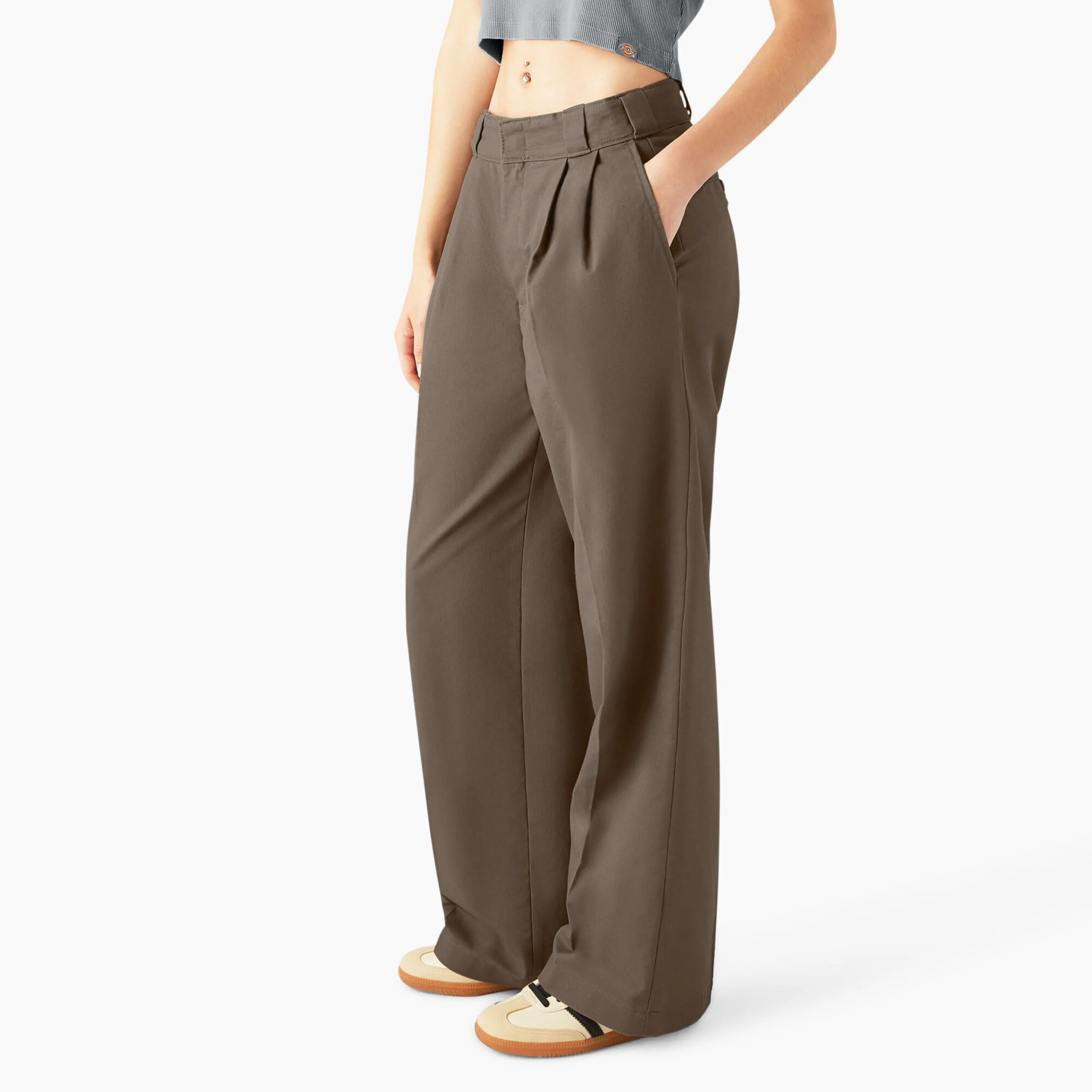 Mushroom Pleated Pant