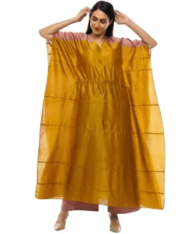 Mustard Kaftan Set