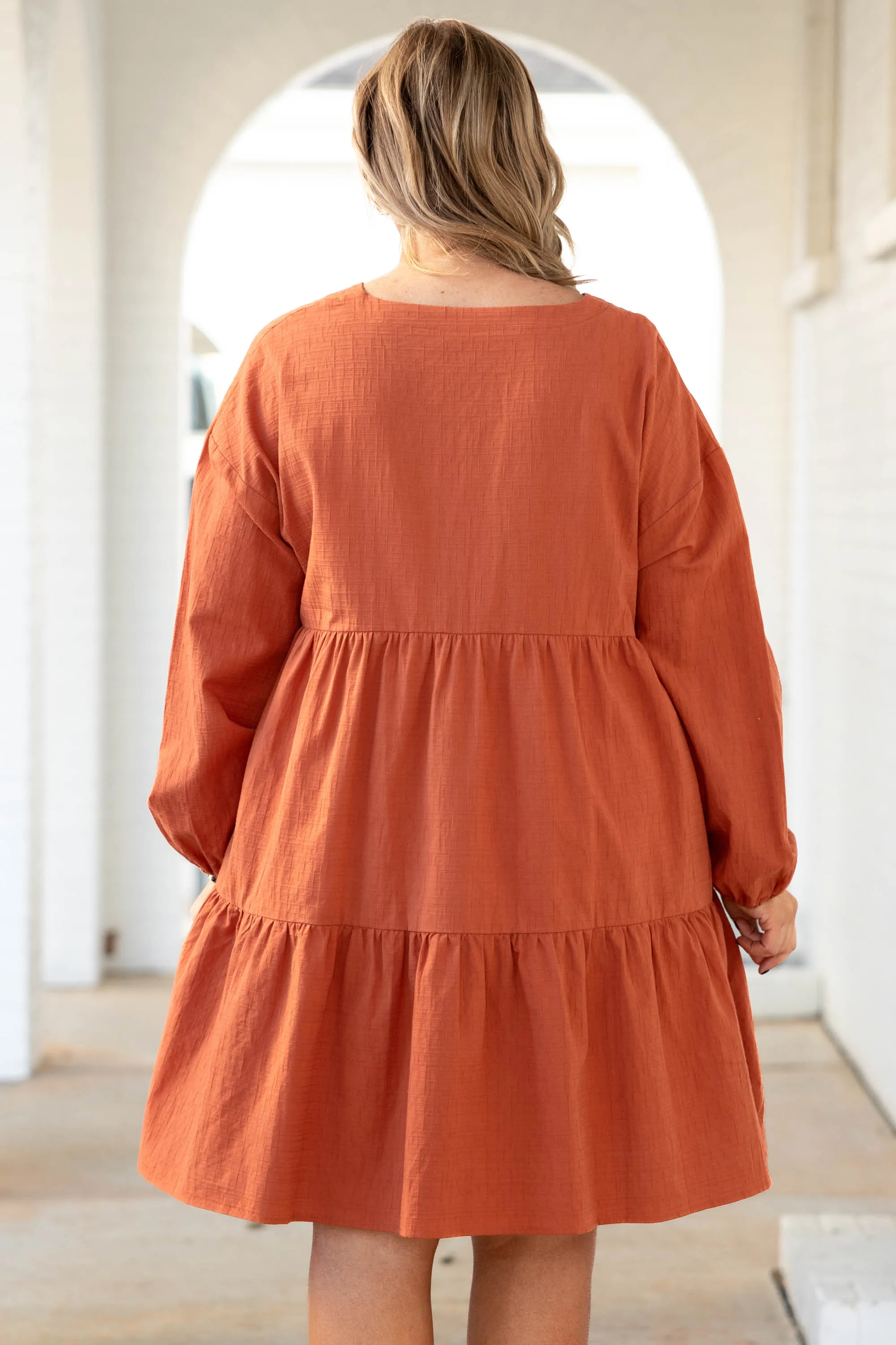 My Heart Goes On Dress, Orange