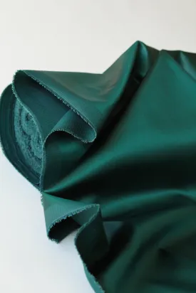 Nadine - Liquid Stretch Satin | Peacock Green