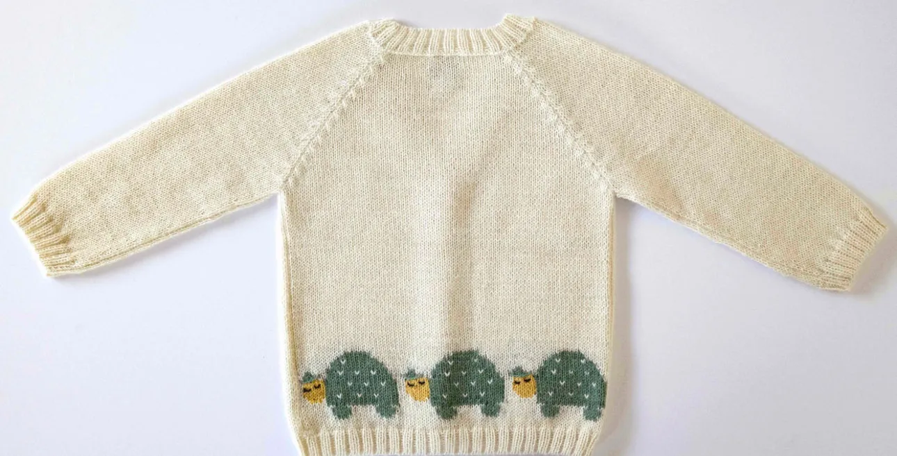 Nanay Kids Turtle Cardigan