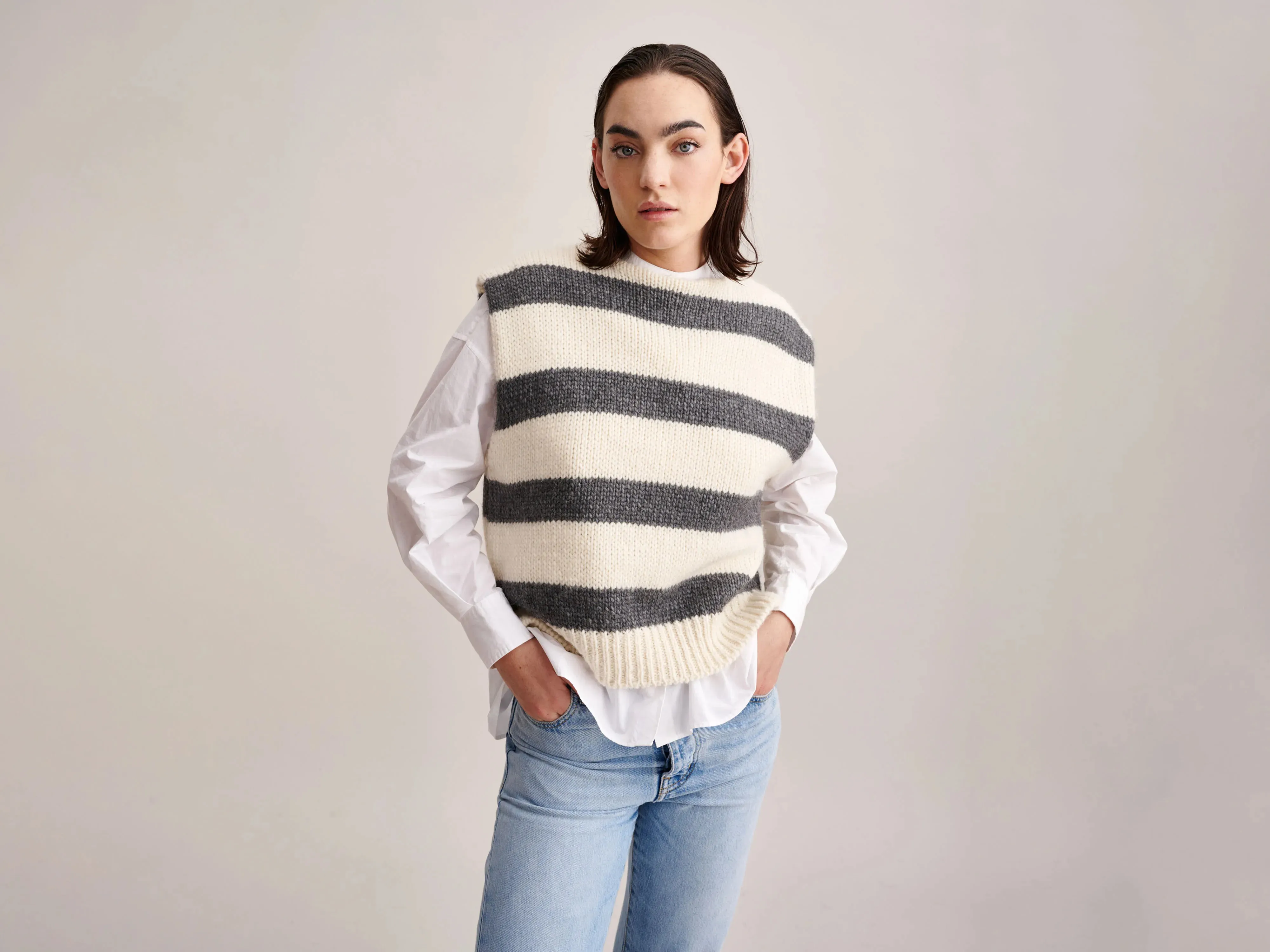 Nanor Vest (232 / W / STRIPE A)