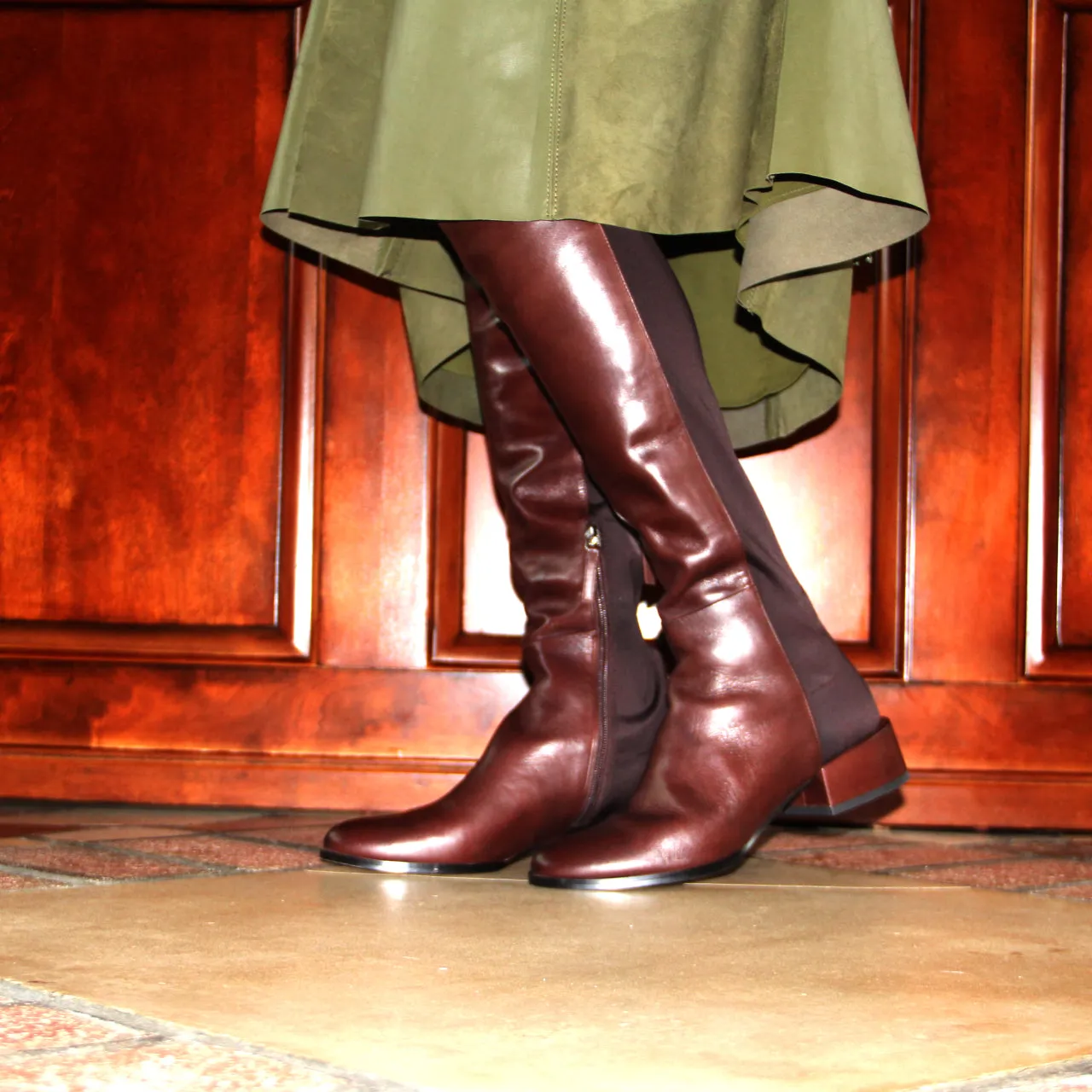 Naomi Leather Tall Boots