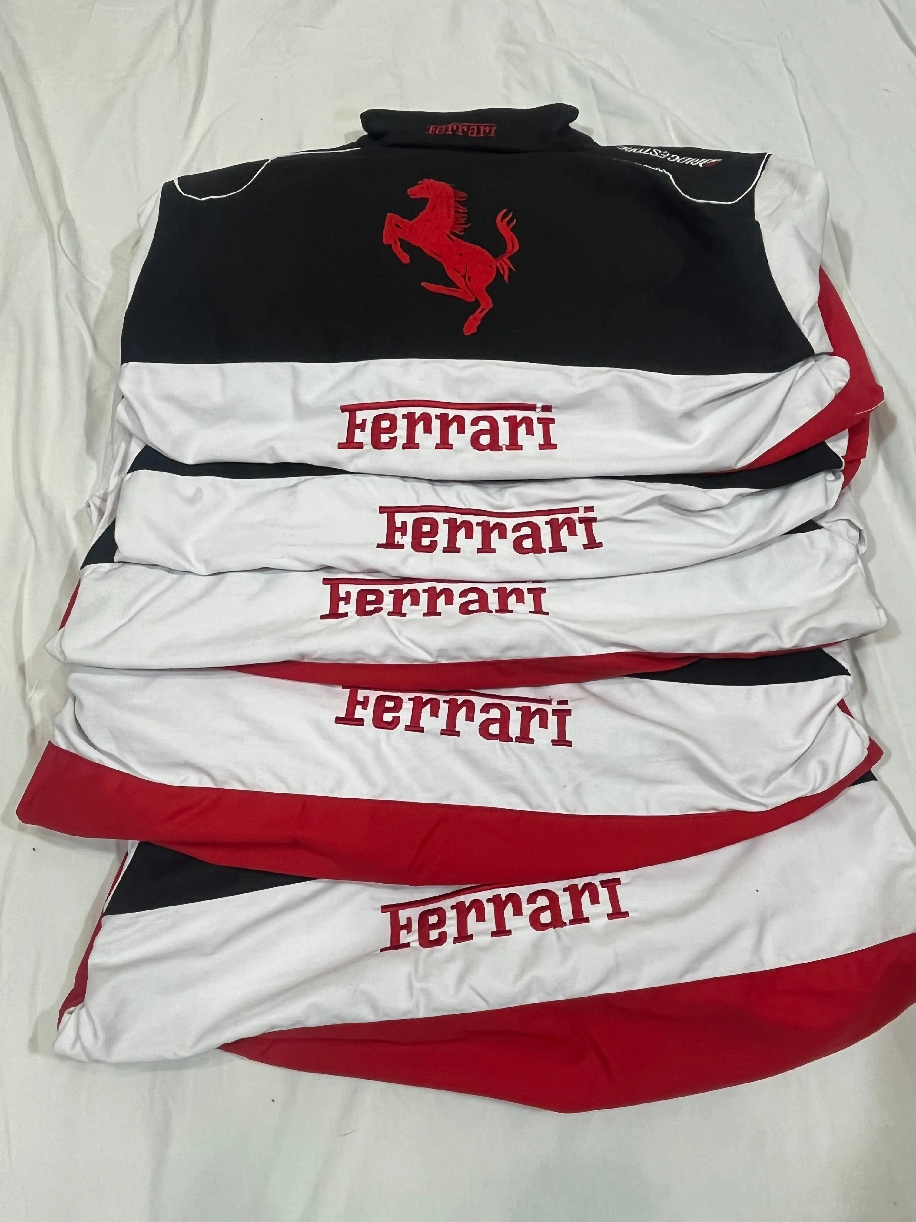 NASCAR Rework Style Ferrari Racing Jackets All sizes - 15 pcs