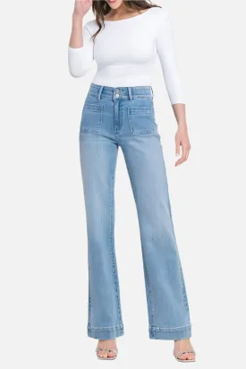 Natalie 90s Vintage Super High Rise Flare Jeans