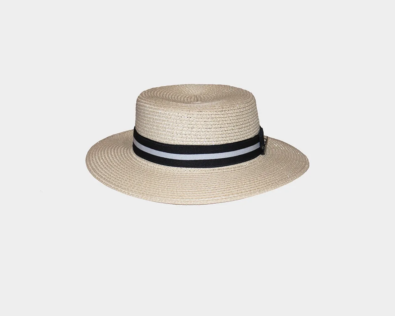 Natural beige boater Hat - The St. Tropez