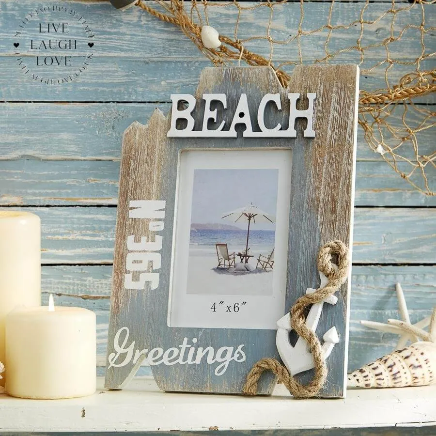 Nautical Photo Frame - 4" x 6" Photo Size--- Last One---