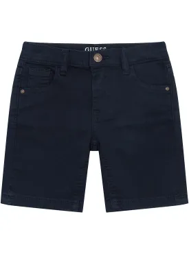 Navy Bull Denim Shorts