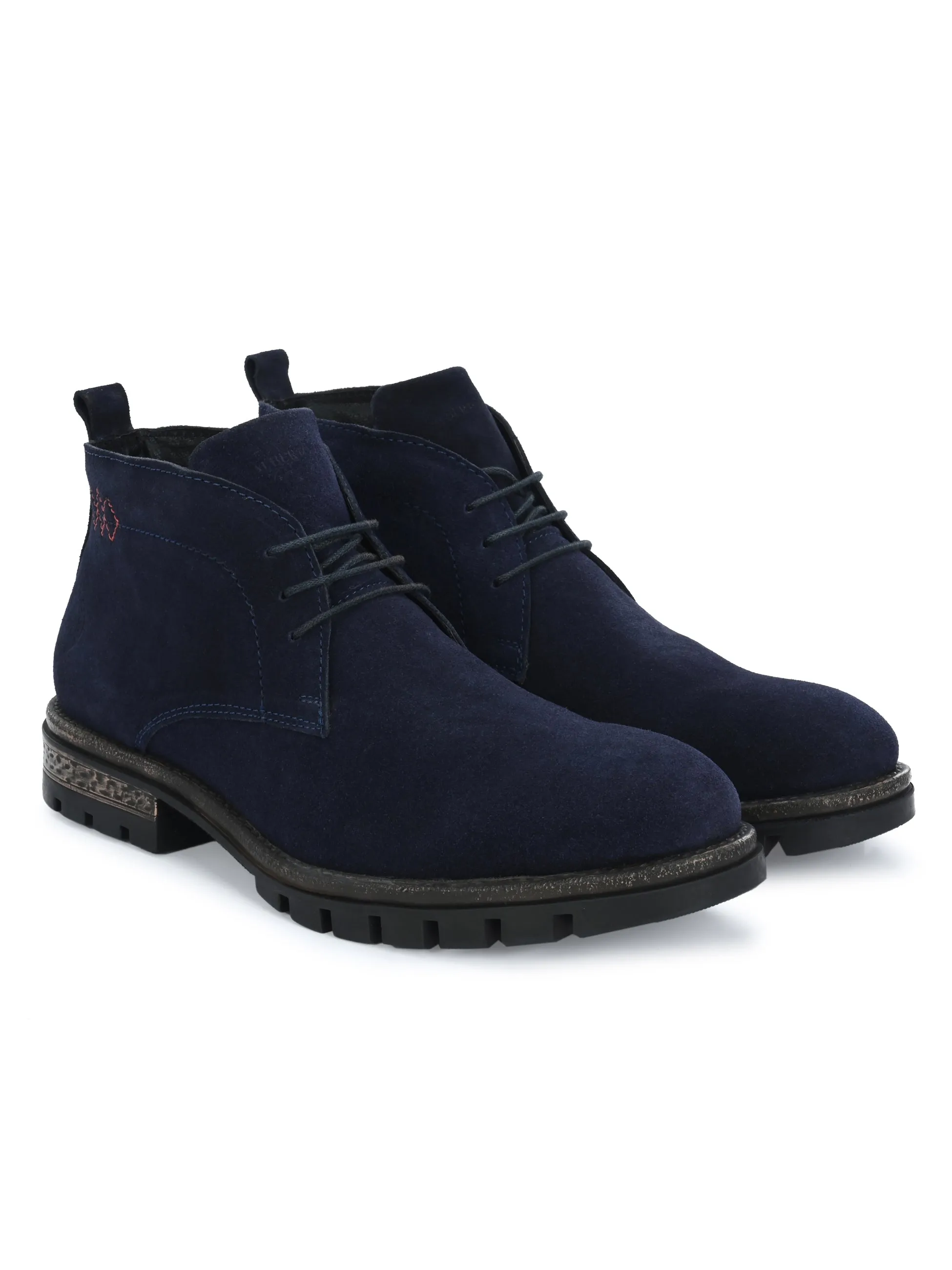 Navy Chukka Boots