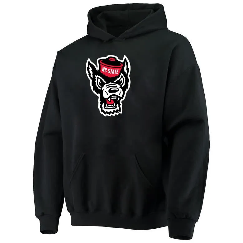 NC State Wolfpack Toddler Black Wolfhead Hooded Sweatshirt