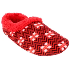 Nebraska Cornhuskers Chevron Slip On Slippers