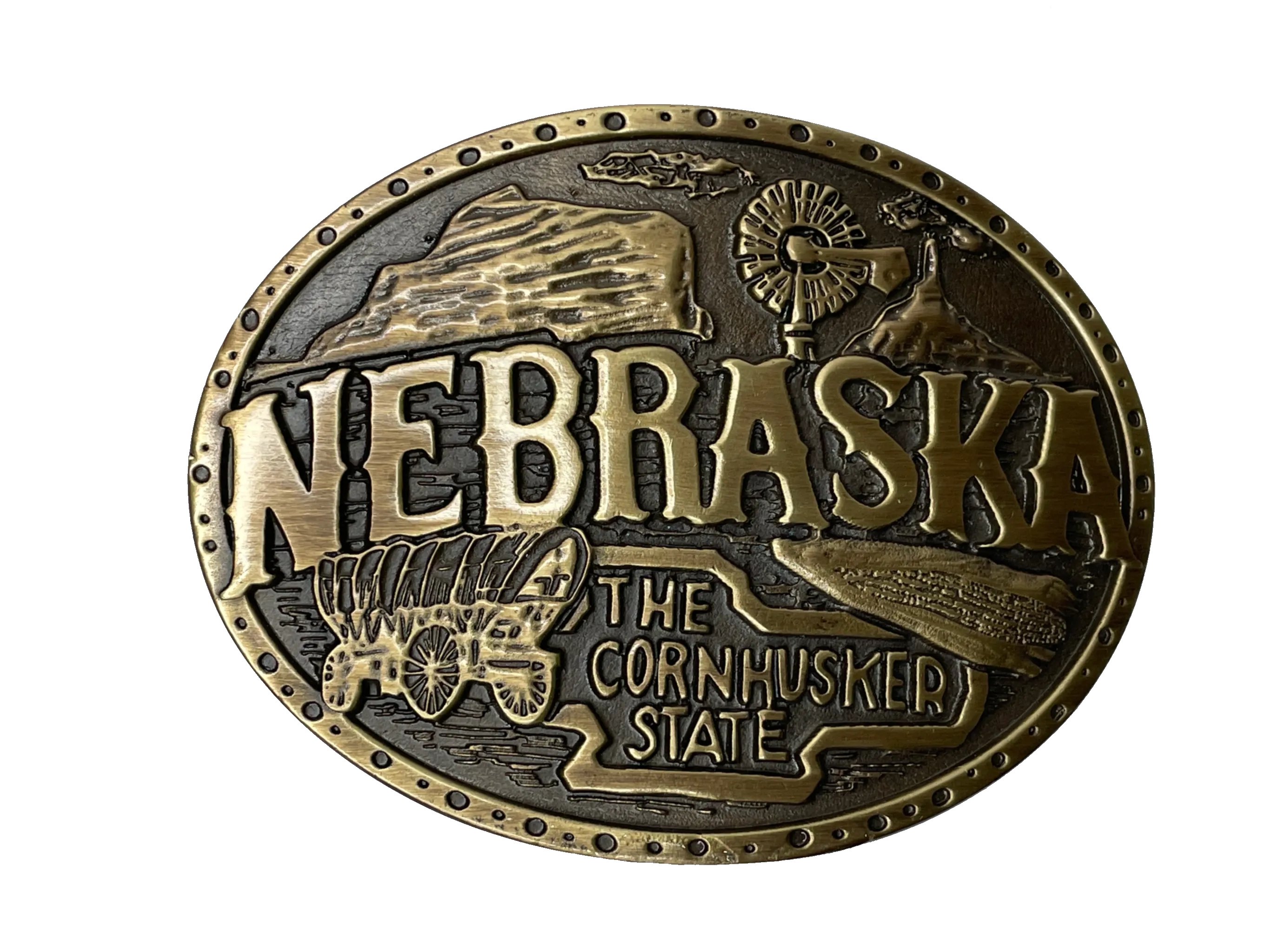 Nebraska State Buckle