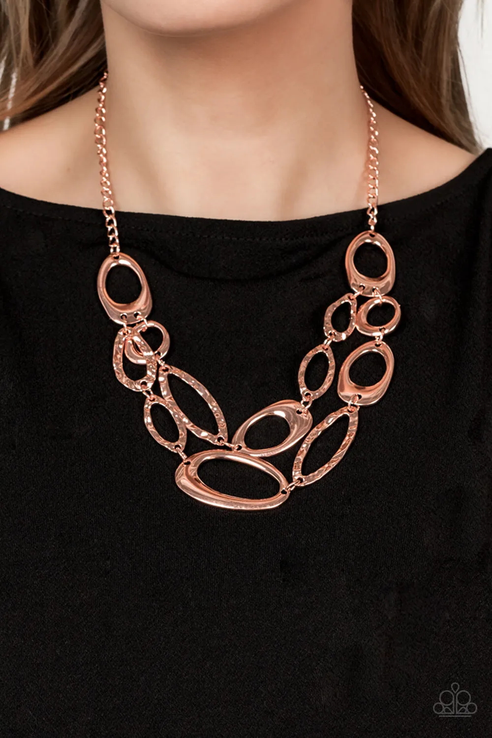 Necklace Game OVAL - Copper N2247