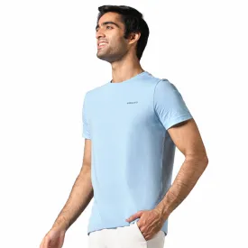 Neeman's Organic Cotton T-Shirt for Men | Easy Blue | Crew Neck