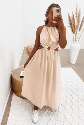 Nelle Maxi Dress Beige