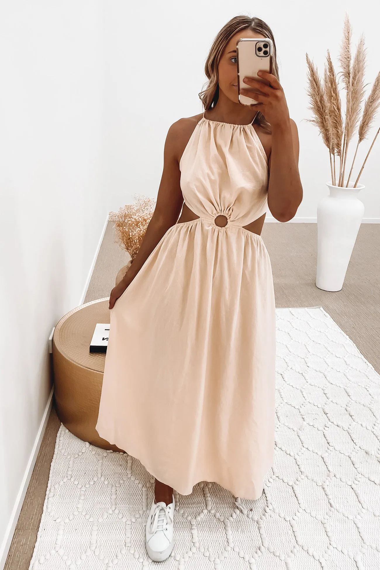 Nelle Maxi Dress Beige