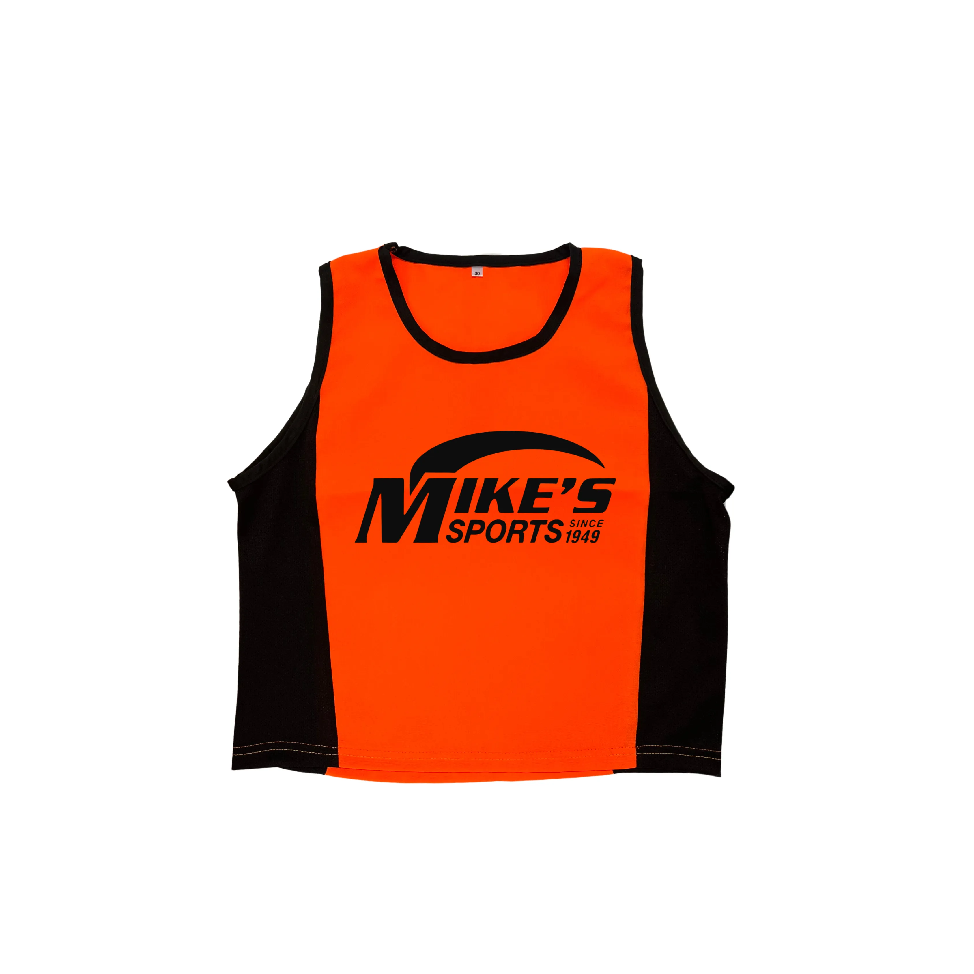 NEON BIB VESTS MIKES BRANDED (SET OF 10)