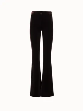 Neoprene Velvet Bootcut Pants