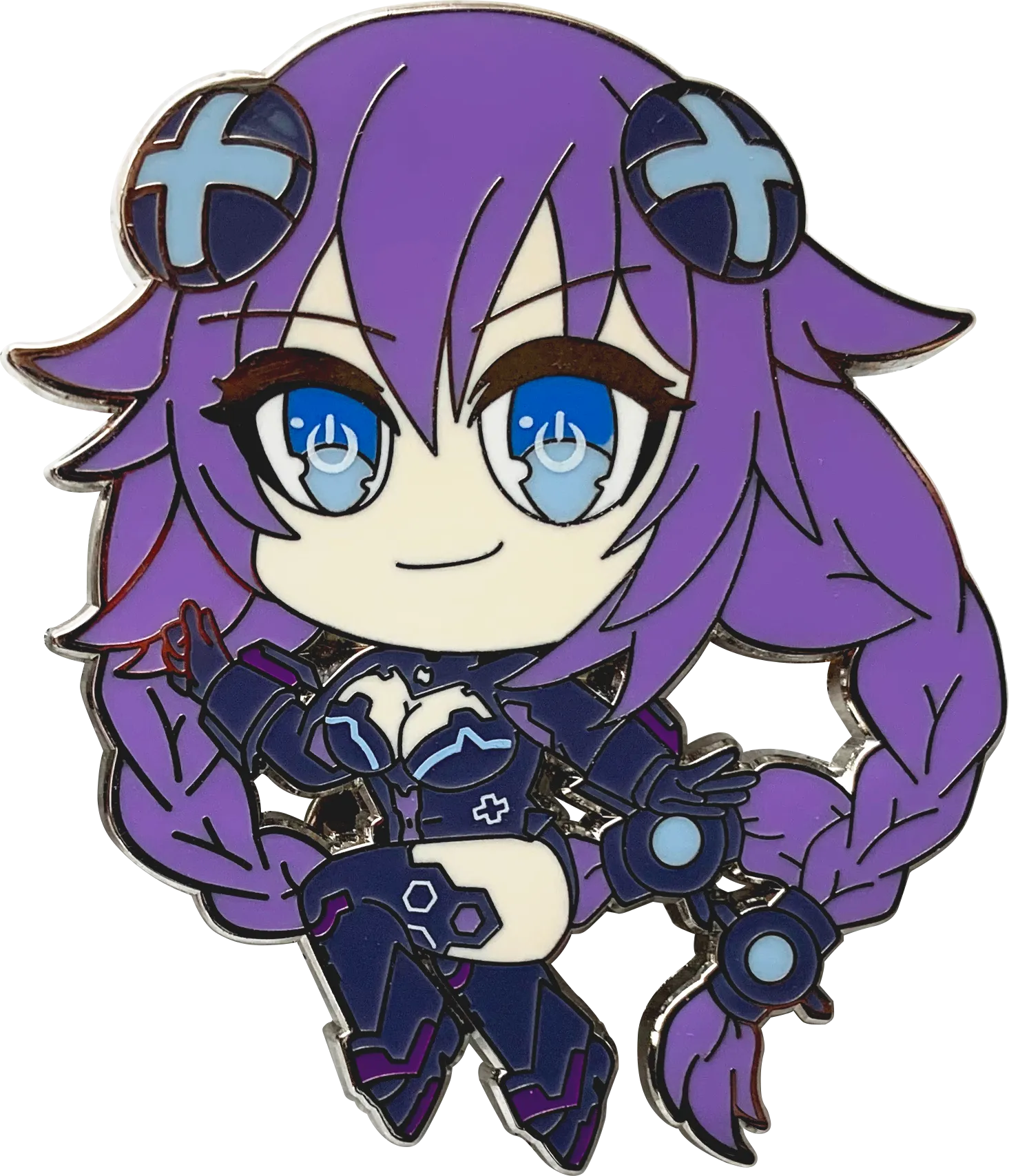 Neptunia HDD Enamel Pins - Purple Heart