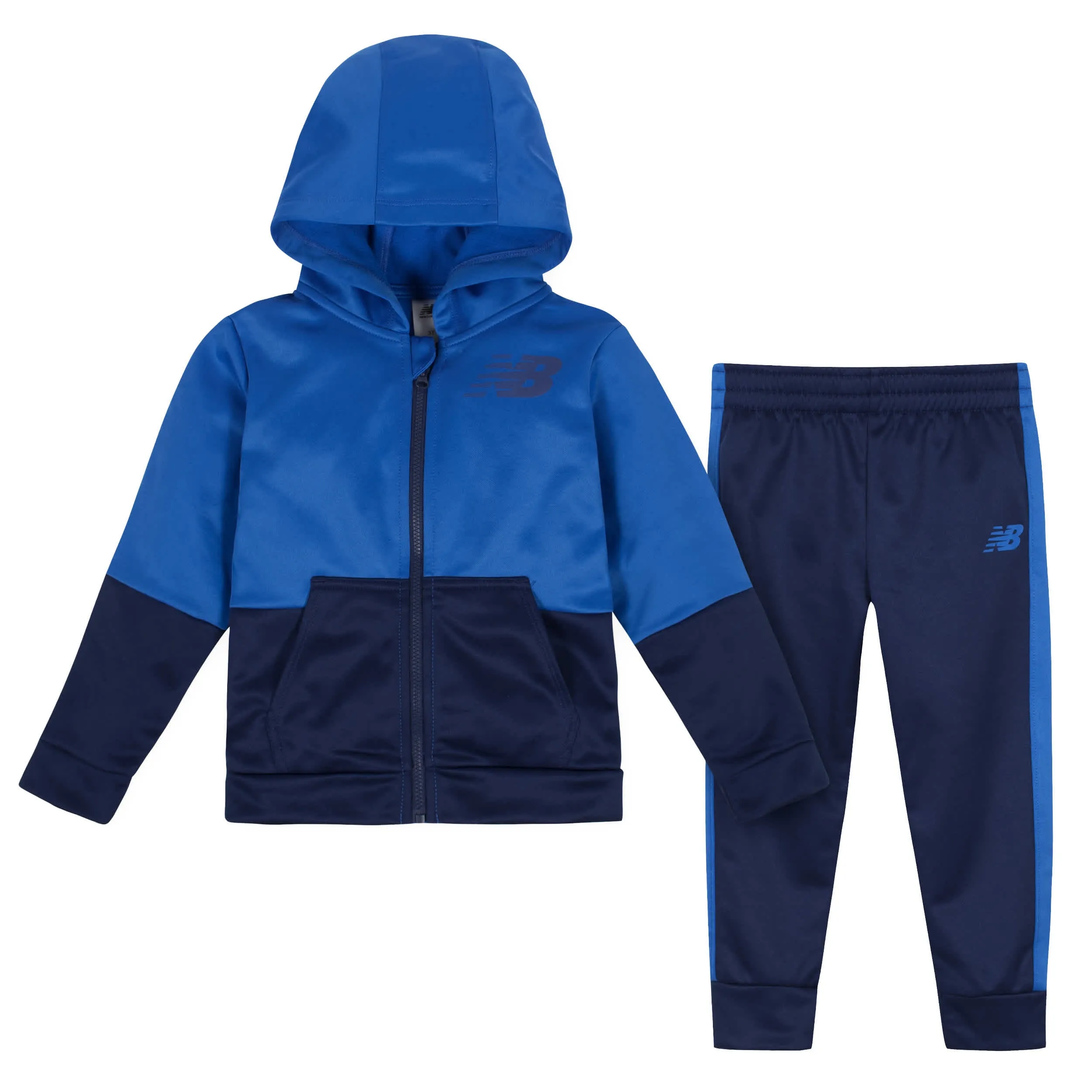 New Balance 2-Piece Boys Lapis Blue Fleece Jacket and Pant Set