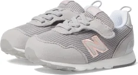 New Balance 515 New-B Hook-and-Loop Sneaker in Rain Cloud/Pink Haze