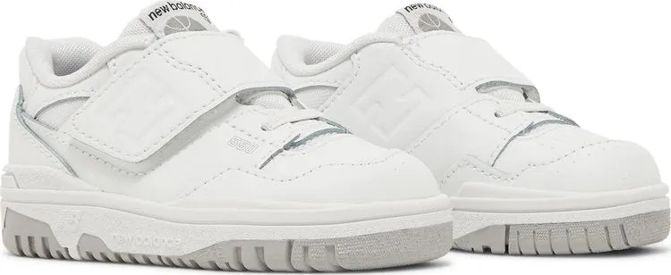 New Balance 550 Bungee Lace Toddler 'Triple White' Sneakers, White