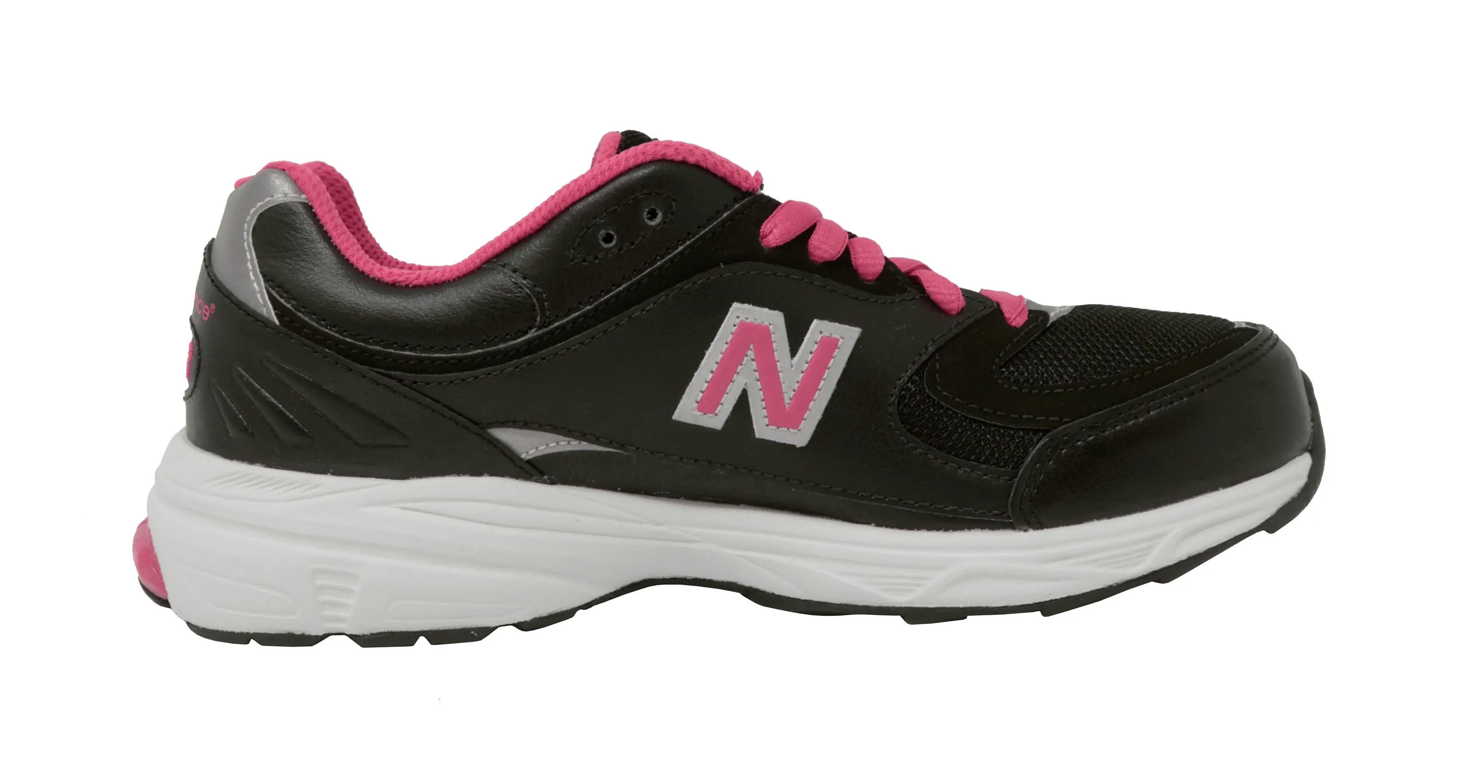 New Balance Big Kids 2001 Black/Pink Shoes