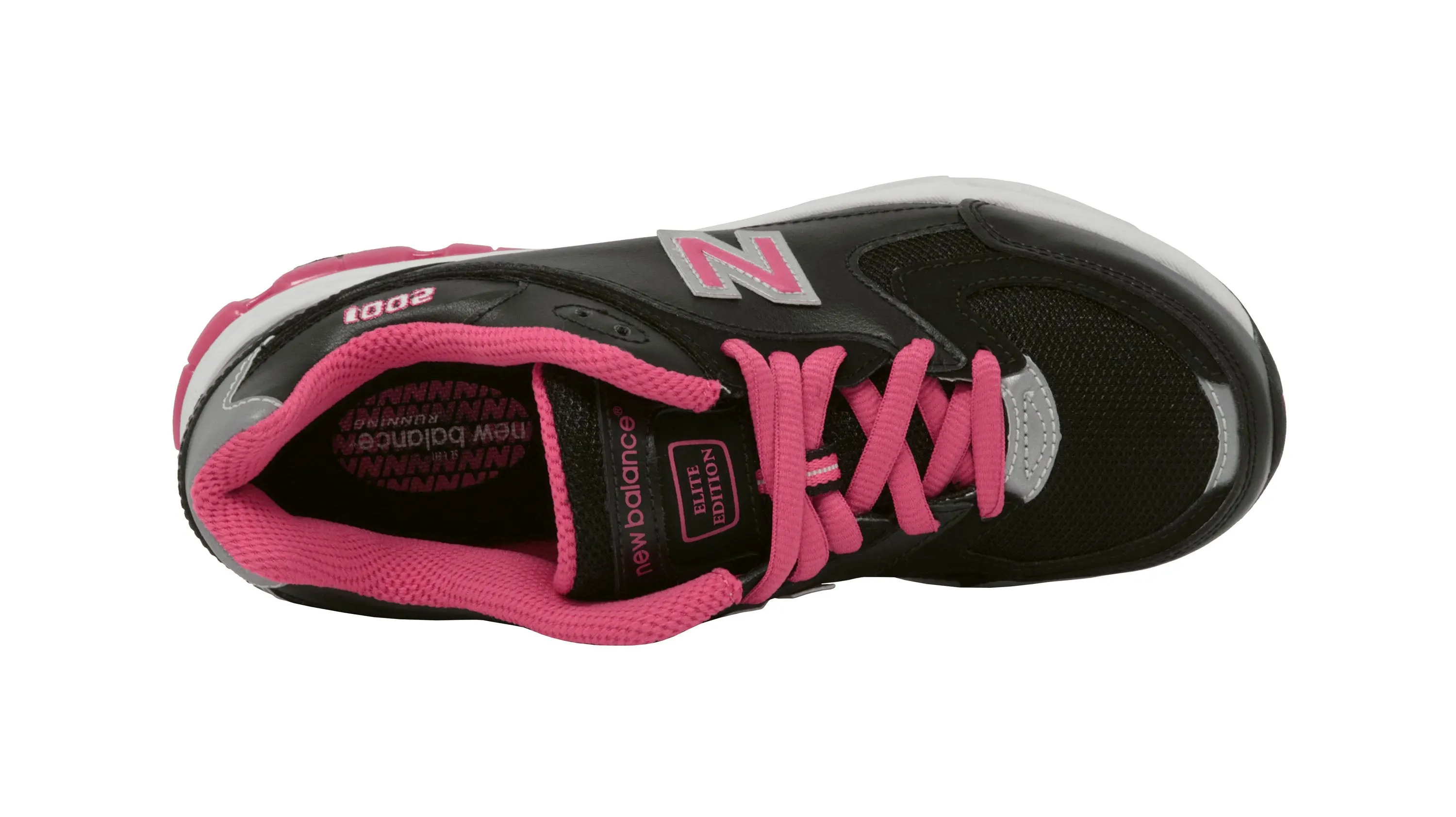 New Balance Big Kids 2001 Black/Pink Shoes