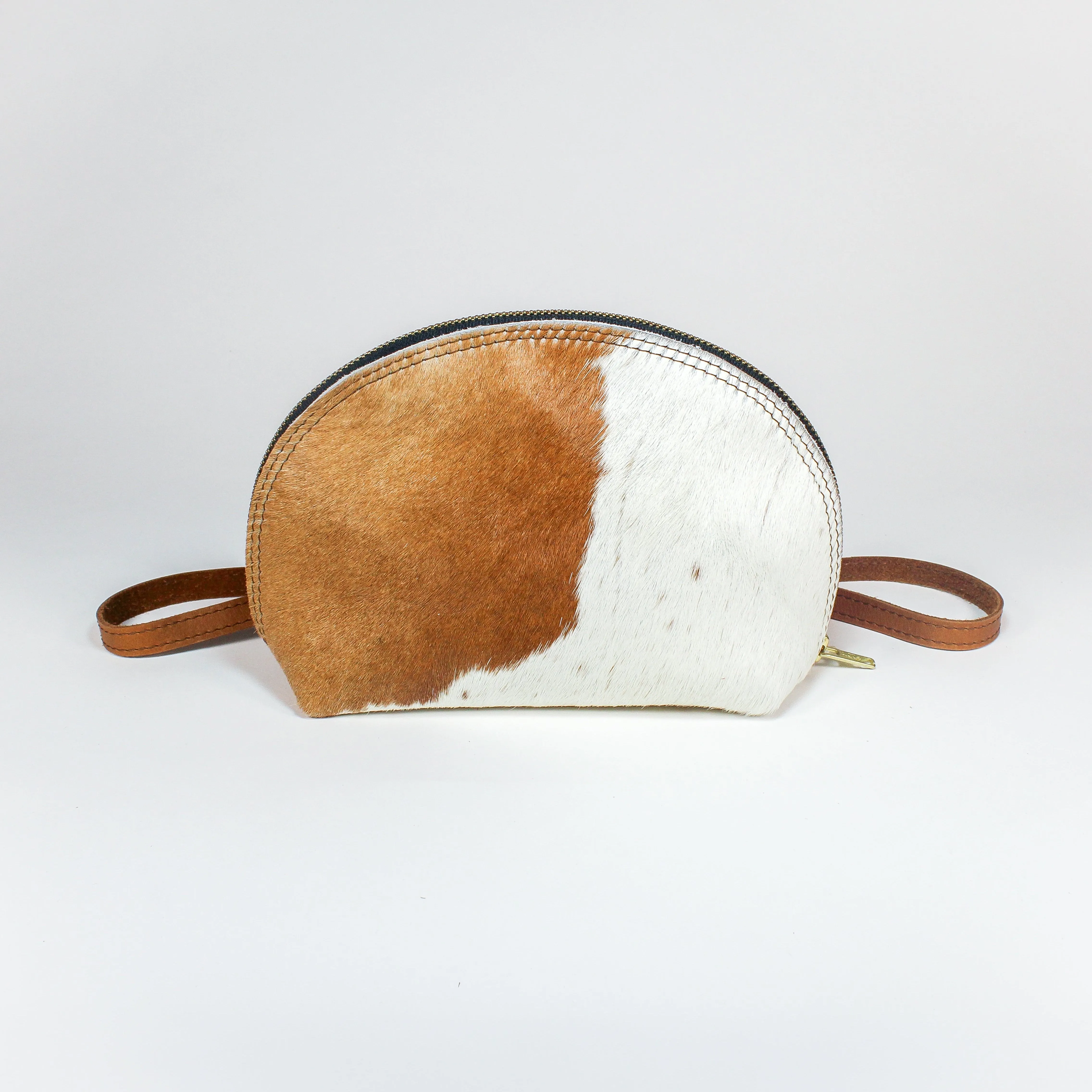 NEW! DJ Leather Cow Hair Crossbody Bag by Vicki Jean Leather Design Co.