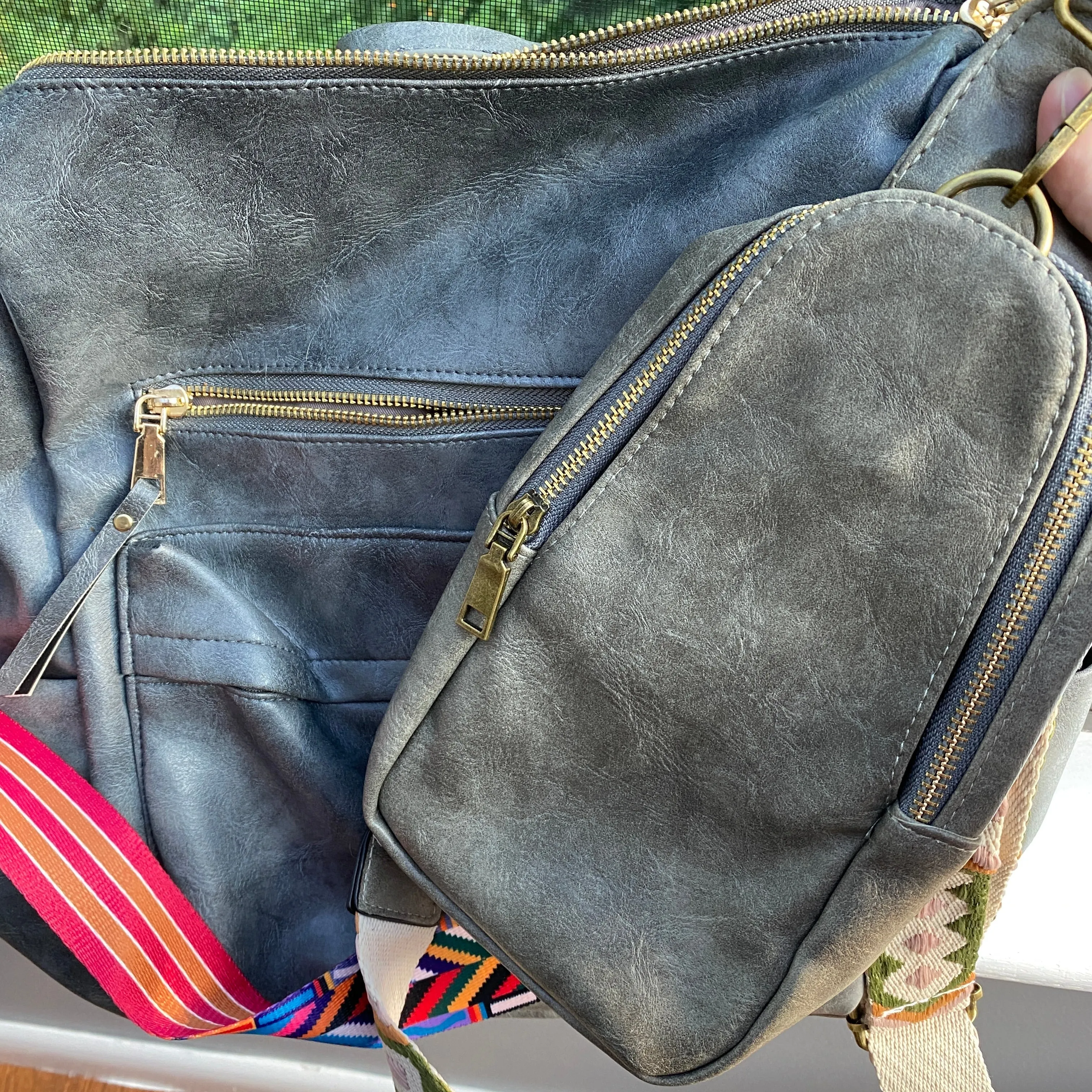 *NEW Sling Crossbody - Grey