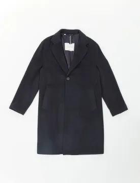 NEW STANLEY WOOL & CASHMERE COAT - Navy