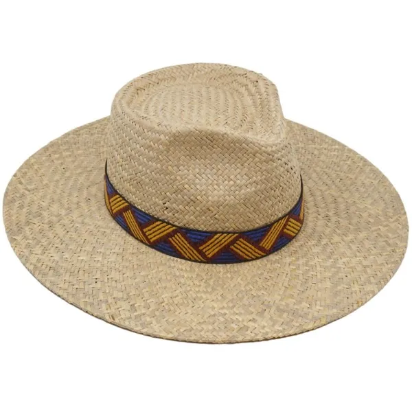 NEW!! The Billie Straw Panama w/ Trim