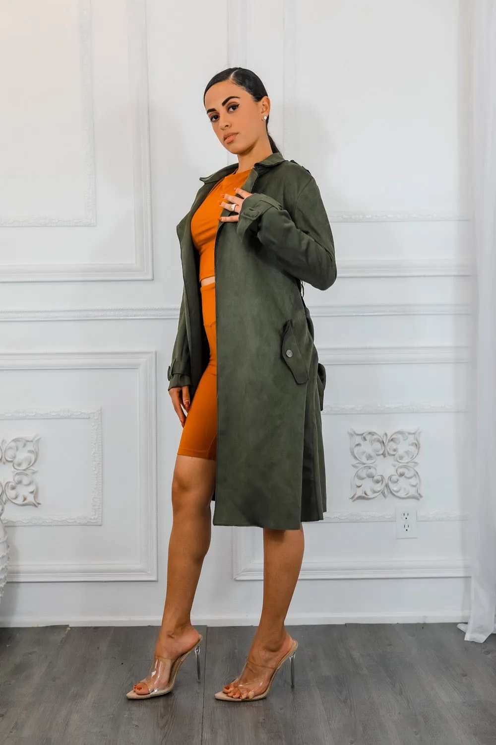 New York New York Trench Coat