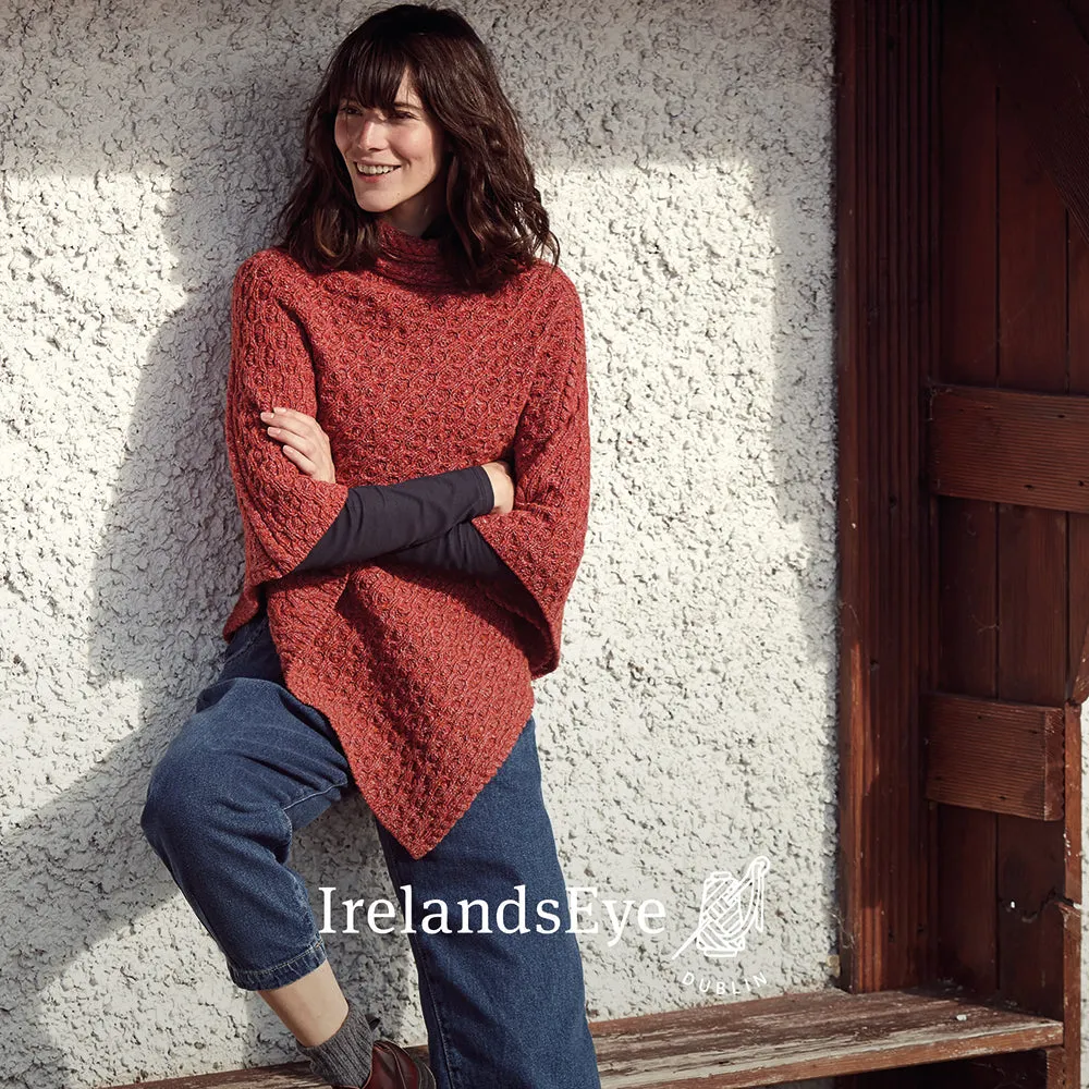 Newport - Textured Irish Wool Poncho