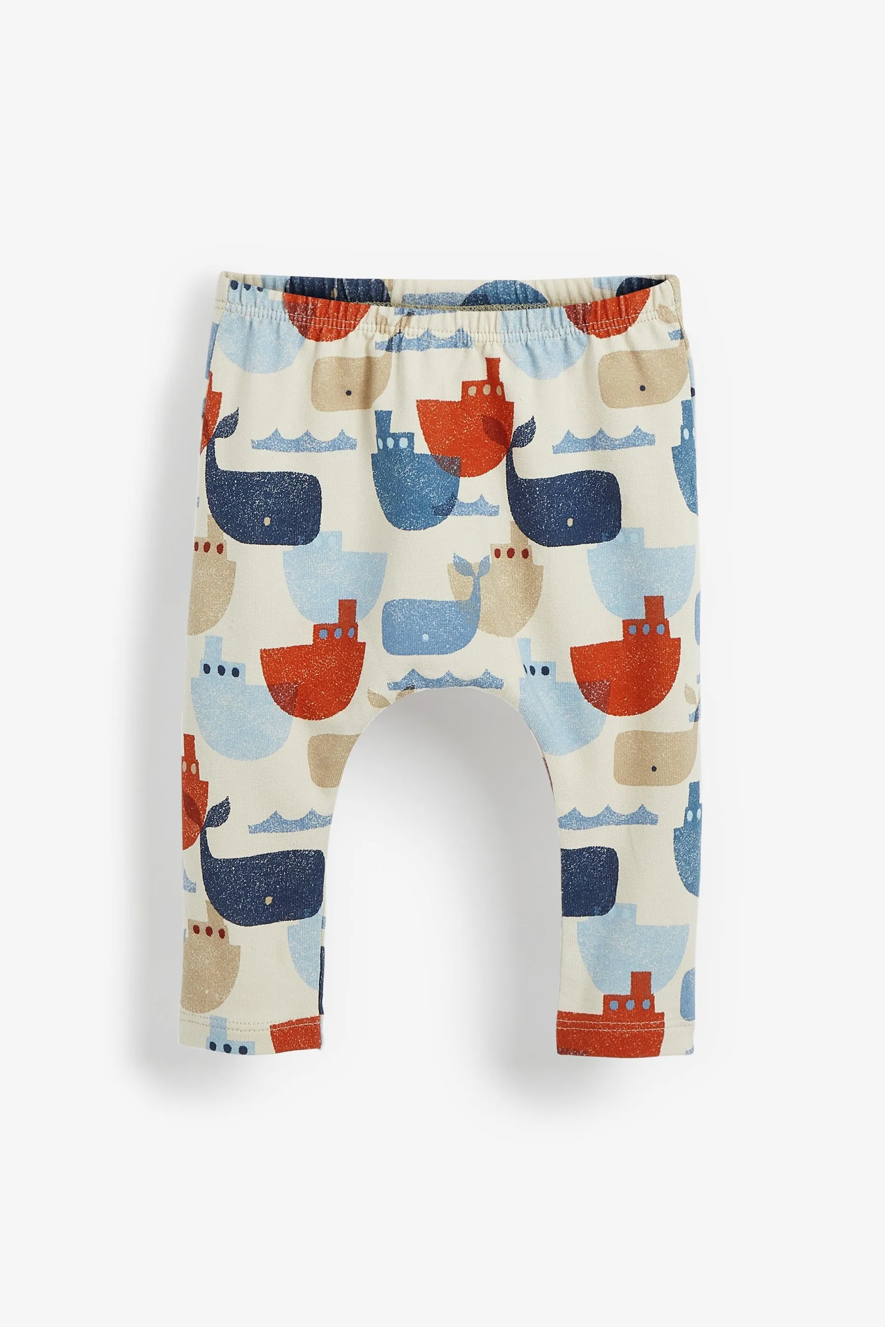 Next Blue 2 Pack Whale Younger Boys Leggings