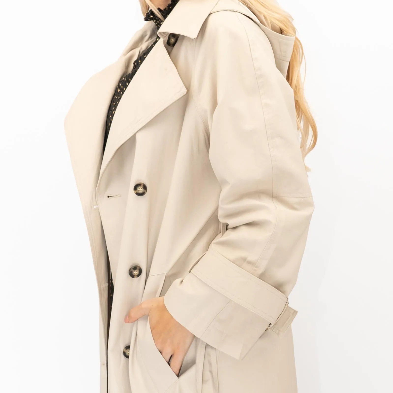 Next Womens Stone Belted Trench Coat