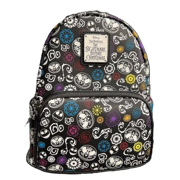 Nightmare Before Christmas - Sugar Skull Art Print Glow US Exclusive Mini Backpack