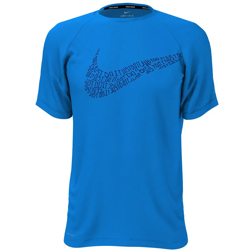 Nike - JDI Swoosh Short Sleeve Hydroguard (Photo Blue)