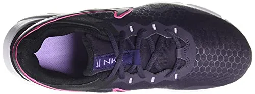 Nike Legend Essential 2 Women's Athletic Shoe, Black/Hyper Pink/Cave Purple/Lilac, 8