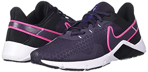 Nike Legend Essential 2 Women's Athletic Shoe, Black/Hyper Pink/Cave Purple/Lilac, 8