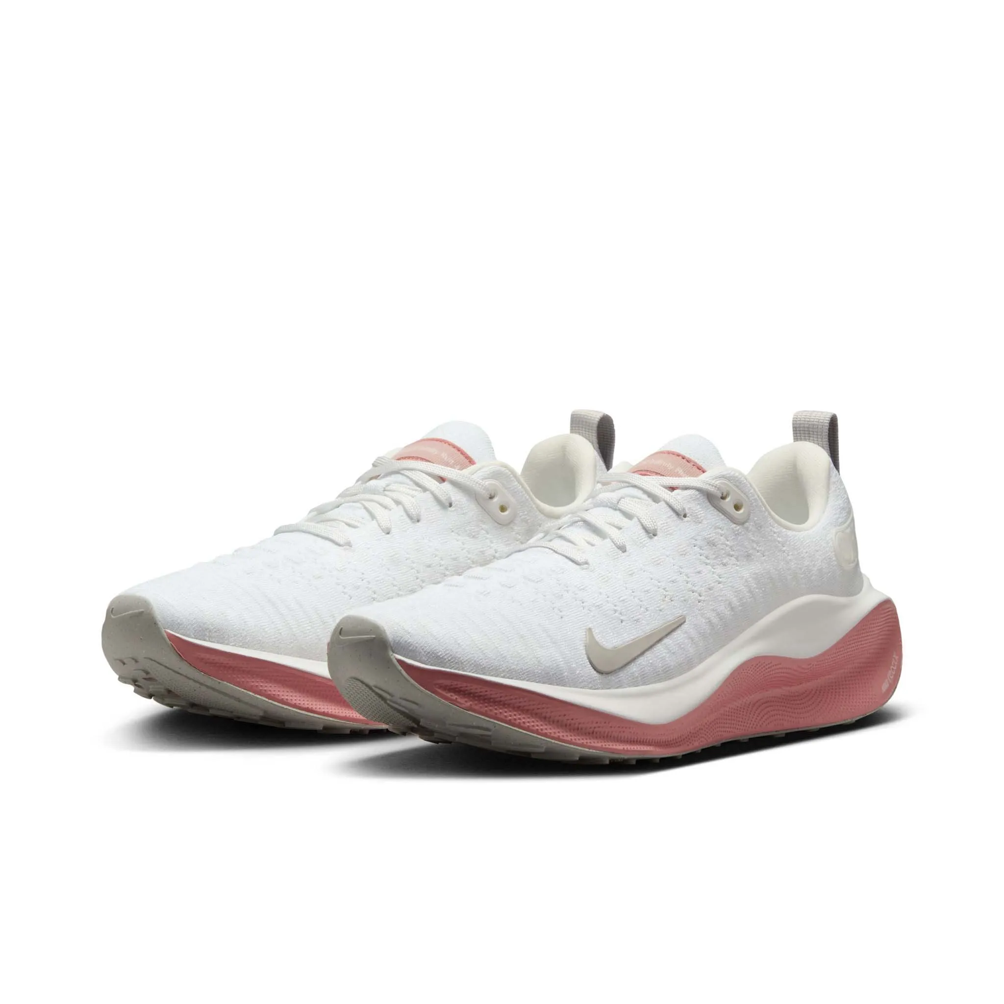 Nike | Women's InfinityRN 4 Road Running Shoes - White/Lt Iron Ore-Red Stardust