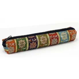 Nishijin-ori Pencil Case - Flowers and Paired Birds - ,  Made in Kyoto, Japan,  Japanese traditional craft pen case