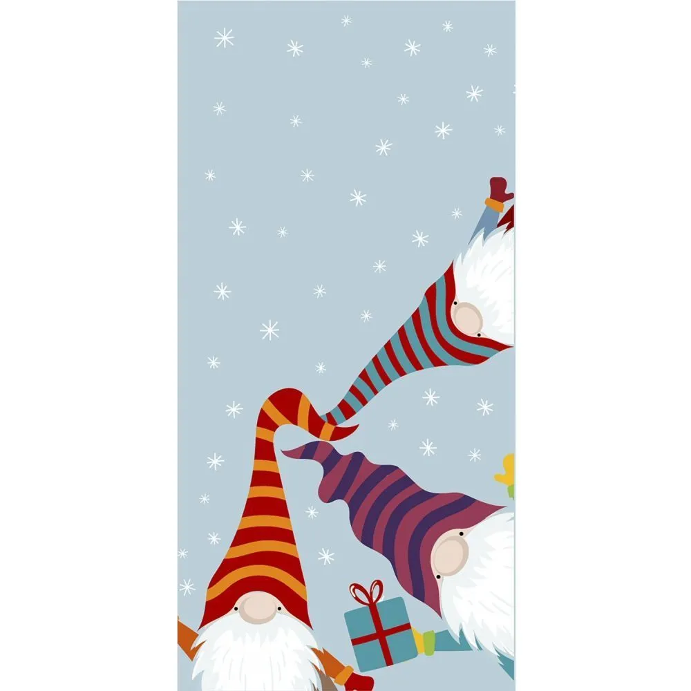 N.J Products Nordic Santas Hanky (Pack of 10)