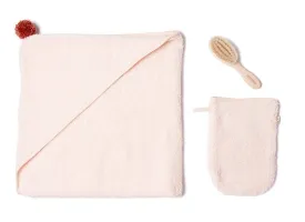 Nobodinoz So Cute Baby Bath Set in Dream Pink