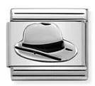 Nomination Classic Steel Link & Silver Panama Hat Link