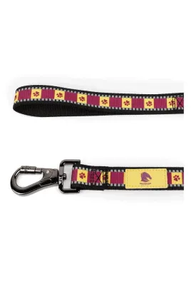 NRL Pet Lead Leash - Brisbane Broncos - 120CM - Lock Clip Durable