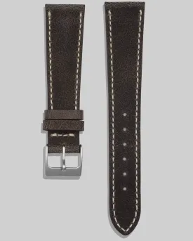 Nubuck Watch Strap (Espresso)