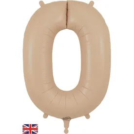 Nude 0 Large Shape Number Balloon