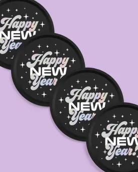 NYE 🪩 Plates - 25 foil paper plates