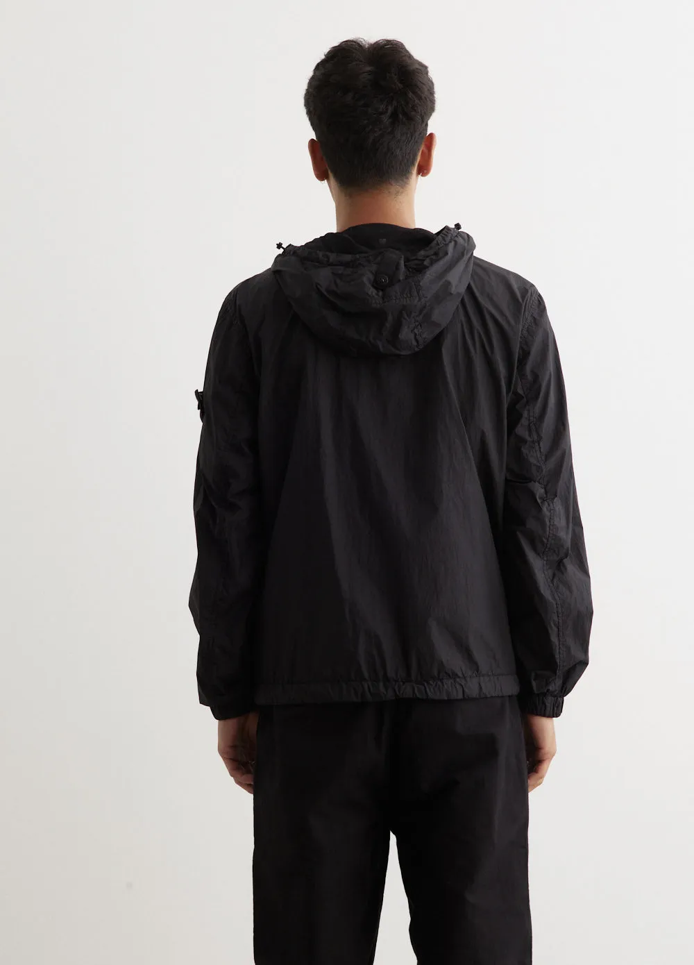 Nylon Rep Hooded Jacket